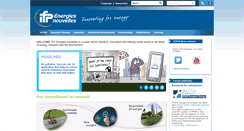 Desktop Screenshot of ifpenergiesnouvelles.com