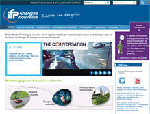 Tablet Screenshot of ifpenergiesnouvelles.fr